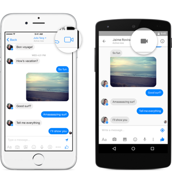 Facebook Introduce Video Calling Feature in Messenger